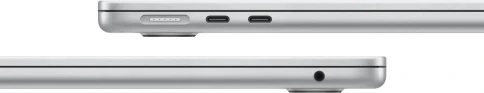 Ноутбук Apple MacBook Air A3240 M4 10 core 16Gb SSD512Gb/10 core GPU 13.6" Liquid Retina (2560x1664) macOS silver WiFi BT Cam (MW0X3LL/A) фото 4