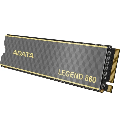 Твердотельный накопитель/ ADATA SSD LEGEND 860, 1000GB, M.2(22x80mm), NVMe 1.4, PCIe Gen 4x4, 3D NAND, R/W 6000/4000MB/s, IOPs н.д./н.д., TBW 320, DWPD 0.2 (5 лет) фото 4