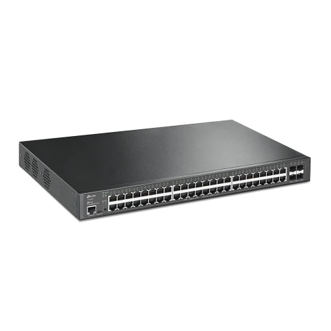 Коммутатор/ JetStream™ 48-Port Gigabit and 4-Port 10GE SFP+ L2+ Managed Switch with 48-Port PoE+ фото 1