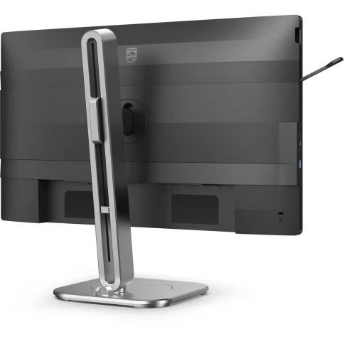 Монитор Philips 24B2N4200 23.8'', 1920x1080, IPS, 120hz, 50M:1, 300cd, 4ms, VGA, HDMI 1.4, DP 1.2, 4xUSB 3.2, Speakers, H. adj 150mm, pivot, VESA, 3Y, Black/ Philips 24B2N4200 23.8'', 1920x1080, IPS, 120hz, 50M:1, 300cd, 4ms, VGA, HDMI фото 5