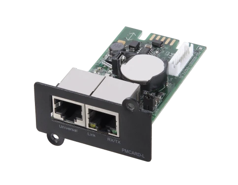 SNMP карта для удаленного управления по сети Ethernet c Английским интерфейсом, 2xRJ45, PowerMaster/ SNMP card ENG фото 1