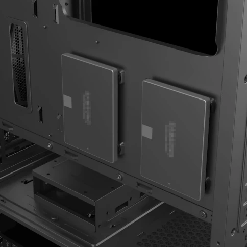 Корпус без блока питания/ Case Raijintek ARCADIA III, Midi-Tower, TG, 1x120mm, 1xUSB-A 3.0 + 2xUSB 2.0, ATX, mATX, mITX Black фото 5