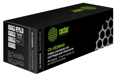 -/ Картридж лазерный Cactus CS-CE285AS CE285A черный (1600стр.) для HP LJ P1102/P1102W/M1130/M1132 фото 1