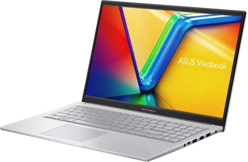 Ноутбук/ ASUS X1504VA-BQ4056 15.6"(1920x1080 (матовый) IPS)/Intel Core 5 120U(1.4Ghz)/16384Mb/512PCISSDGb/noDVD/Int:Shared/Cam/BT/WiFi/42WHr/war 1y/1.7kg/Cool Silver/DOS фото 2