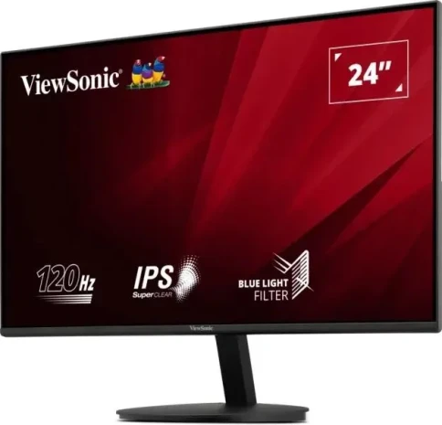 Монитор ViewSonic 23.8" VA24E1-H черный IPS LED 5ms 16:9 HDMI матовая 1500:1 250cd 178гр/178гр 1920x1080 120Hz VGA FHD 5.2кг фото 3