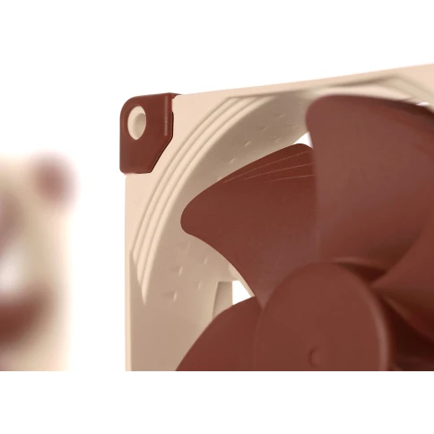 Кулер для корпуса/ Case Cooler Noctua NF-A9 PWM (92x92x25mm, 4-pin PWM, 46.44CFM, 22.8dBA, 2000RPM, Beige/Brown) фото 7