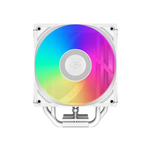 Кулер для процессора/ CPU Cooler PCCooler RT500 TC ARGB WH (245W, 4-pin PWM, 152mm, Al/Cu, 5x6mm, ARGB, 1x120mm, 73.32CFM, 34.9dBA, 2200RPM, S: 1851/1700/1200/115X, AM5/AM4, white) фото 6