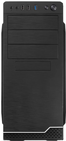 Корпус c блоком питания 450 Ватт/ Case Foxline FL-816, ATX, 3x5.25EXT, 1x3.5EXT, 3x3.5INT, 2xUSB2.0+1xUSB3.0, HDA, w/o FAN, w/450W ATX PSU, w/1.2m EU pwr cord фото 3