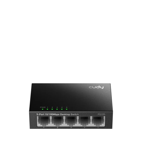 Коммутатор/ 5-Port 10/100 Mbps Desktop Switch, 5 10/100M RJ45 Ports, Loop Detection, Metal Case, Power Saving, Plug & Play фото 1