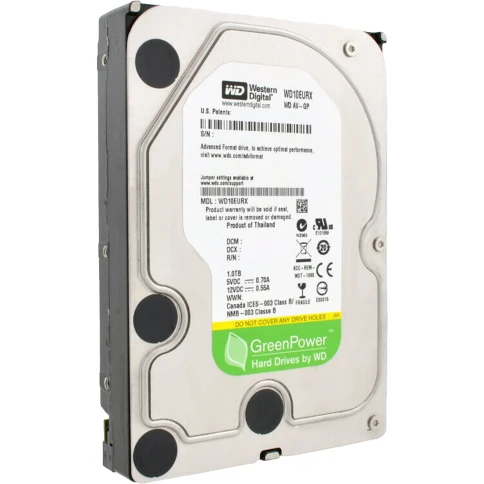 Жесткий диск/ RECERTIFIED HDD WD SATA3 1Tb AV-GP Video Surveillance 5400 RPM 64mb 1 year warranty (replacement WD10EZRZ, WD10PURX, ST1000VX013) RECERTIFIED фото 4