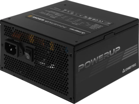 Блок питания Chieftec ATX 650W PowerUp GPX-650FC 80+ gold 24pin APFC 120mm fan 9xSATA Cab Manag RTL [GPX-650FC] фото 1