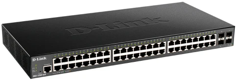 Коммутатор/ DGS-1250-52X,DGS-1250-52X/A1A Smart L2 Switch 48x1000Base-T, 4х10GBase-X SFP+, CLI, RJ45 Console фото 2