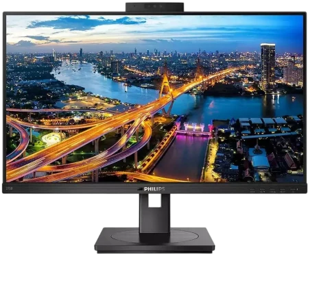 Монитор Philips 275B1H  27'', 2560x1440, IPS, 75hz, 50M:1, 350cd, 4ms, DVI, HDMI 1.4, DP 1.2, 4xUSB 3.2, Speakers, H. adj 150mm, pivot, VESA, 3Y, Black/ Philips 275B1H  27'', 2560x1440, IPS, 75hz, 50M:1, 350cd, 4ms, DVI, HDMI 1.4, DP 1 фото 1