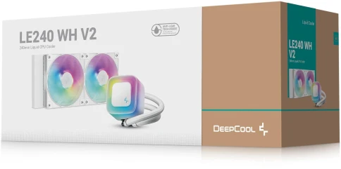 Система водяного охлаждения Deepcool LE240 V2 Soc-AM5/AM4/1200/1700/1851 белый 4-pin 28.2-31.6dB Al 220W 1359gr Ret (R-LE240-WHAMMN-G-2) фото 6