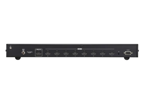 Переключатель, электрон.,4K HDMI, 8> 1 монитор,  без шнуров, (до 1920x1200 60Hz;HDTV 480p/720p/1080i/1080p;Ульт ДУ;порт RS232;20 метр.(24AWG)/15 метр.(28AWG);Б.П.220> 5.3V)/ VIDEO MATRIX 8 INPUTS 1 OUTPUT HDMI TRUE 4K фото 2