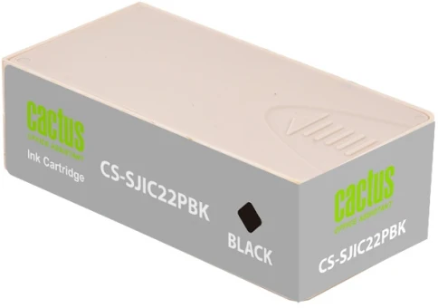 -/ Картридж струйный Cactus CS-SJIC22PBK C33S020601 черный (34мл) для Epson ColorWorks C3500 фото 2