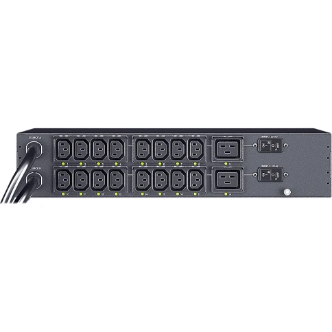 Блок распределения питания/ ATS CyberPower PDU44302 2U type, 32Amp, plug IEC 309 32A, (16) IEC 320 C13 (2) IEC 320 C19 фото 3
