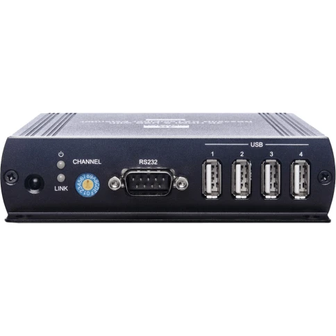 Комплект/ SC&T HKM01-4K HDMI KVM удлинитель (комплект приёмник + передатчик) по Ethernet до 140м (CAT5e), до 150м (CAT6) для передачи HDMI(1.4, до 4K(30Гц), USB, аудио, RS232 и сигнал ИК управления. фото 4