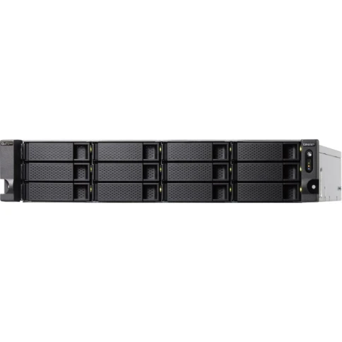 Сетевое хранилище без дисков/ ENTERPRISE QNAP TS-h1886XU-RP-R2-D1622-32G QuTS hero NAS 12-bay 3.5 "/ 2.5", 6-bay 2.5 ", 2 x 10 GbE SFP + rackmount, 2 power supplies. Intel Xeon D-1622 2.6 GHz (3,2 GHz), 32 GB DDR4 ECC. W/o RAIL-B02 фото 2