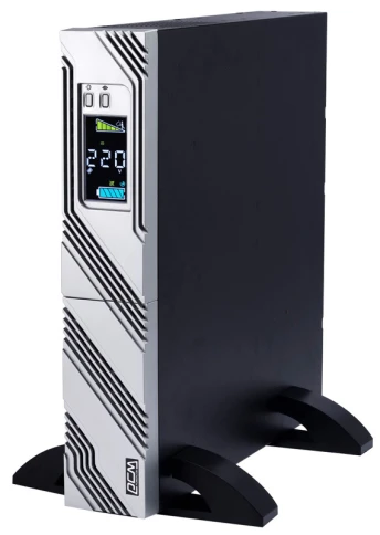 ИБП SRT-1000A, линейно-интерактивный, 1000ВА, 900Вт, LCD, Rack/Tower, 8 розеток IEC320 C13 с резервным питанием, USB, RS-232, слот под SNMP карту, EPO, защита RJ45, ШхГхВ 428х453х84мм., вес 16.8кг./ UPS POWERCOM SRT-1000A, line-interactive, 1000VA, 900W, фото 3