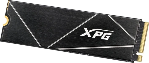 Твердотельный накопитель/ ADATA SSD GAMMIX S70 BLADE, 2048GB, M.2(22x80mm), NVMe, PCIe 4.0 x4, 3D TLC, R/W 7400/6400MB/s, IOPs 650 000/740 000, DRAM buffer 2048MB, TBW 1480, DWPD 0.4, with Heat Spreader (5 лет) фото 4