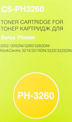 -/ Картридж лазерный Cactus CS-PH3260 106R02778 черный (3000стр.) для Xerox Phaser 3052/3260/WC 3215/32 фото 3