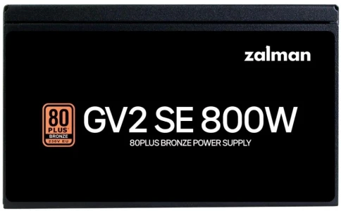 Блок питания ZALMAN ATX 800W 80+Bronze APFC 12cm fan GV2 SE 800W ZM800-GV2SE фото 3