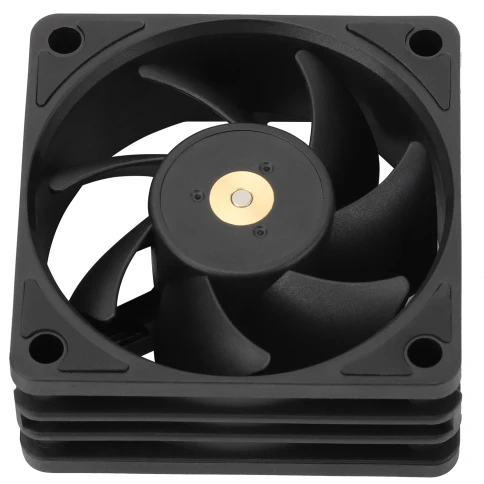 Кулер для корпуса/ Case Cooler Thermalright TL-B6B (60x60x25mm, 4-pin PWM, 16.17CFM, 20.17dBA, 3200RPM, Black) фото 2