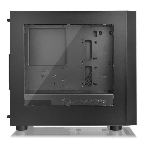 Корпус Thermaltake Versa H17 window черный без БП mATX 2xUSB2.0 1xUSB3.0 audio bott PSU фото 3