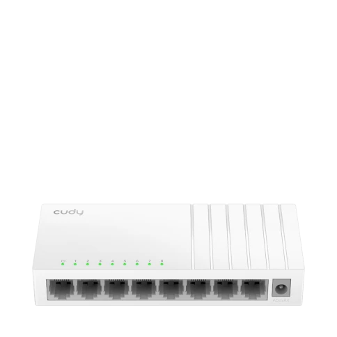 Коммутатор/ 8-Port 10/100 Mbps Desktop Switch, 8 10/100M RJ45 Ports, Loop Detection, Desktop Plastic Case, Power Saving, Plug & Play фото 1