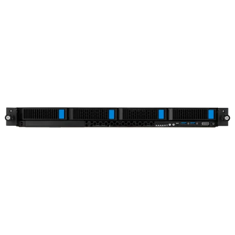 Серверная платформа/ ASUS RS501A-E12-RS4, 1U, 1x  SP5 (LGA 6096) 400W, 24x DIMM DDR5 6400/4800, 4x 3.5'' SATA/SAS, 2x M.2 SATA/NVME x4 22110, 3x PCIe x16+ 1x OCP3.0 x16, 1x 2-port 1GbE Intel I350 LAN, up to 2 single-slot GPU cards, 1+1 1600W фото 5
