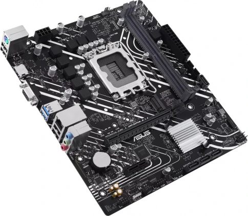 Материнская плата ASUS PRIME H610M-K Soc-1700 Intel H610 2xDDR5 mATX AC`97 8ch(7.1) GbLAN+VGA+HDMI [PRIME H610M-K] фото 4