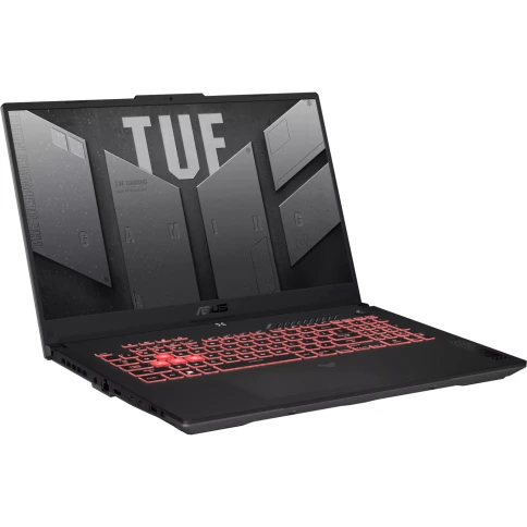 Ноутбук/ ASUS TUF A17 FA707NUG-HX182 17.3"(1920x1080 (матовый, 144Hz) IPS)/AMD Ryzen 7 7445HS(3.55Ghz)/16384Mb/512PCISSDGb/noDVD/Ext:nVidia GeForce RTX4050(6144Mb)/Cam/BT/WiFi/56WHr/war 1y/2.6kg/Mecha Gray/DOS фото 3