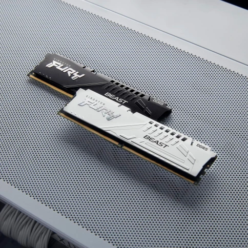 Память оперативная/ Kingston 16GB 5600MT/s DDR5 CL40 DIMM FURY Beast White XMP фото 8