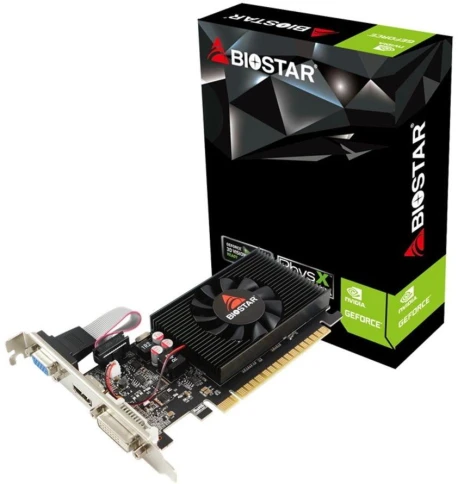 Видеокарта Biostar PCI-E GT710-2GB D3 LP NVIDIA GeForce GT 710 2Gb 64bit DDR3 954/1333 DVIx1 HDMIx1 CRTx1 HDCP Ret low profile [VN7103THX6] фото 7