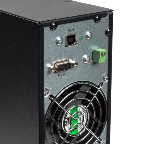 8764 SKAT-UPS 1500-RACK-ON-3X9 P3 ИБП 1500ВА/1500 Вт, 2U, On-Line, синус, встр. АКБ 36В (3x9Ач), 2хSchuko, USB, RS232, RS485, параллельный порт, слот для карт (SNMP,реле), EPO, ШхГхВ 440х460х88, масса 19.4 кг фото 15