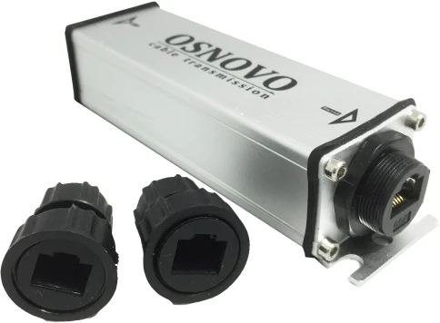 РоЕ удлинитель/ OSNOVO Уличный PoE удлинитель 10M/100M Fast Ethernet до 500м (до 22W) фото 2