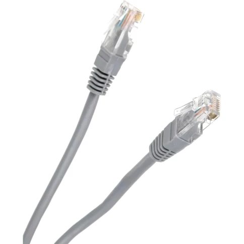 Патчкорд/ Патчкорд литой "Telecom" UTP кат.5е 1,5м серый фото 3