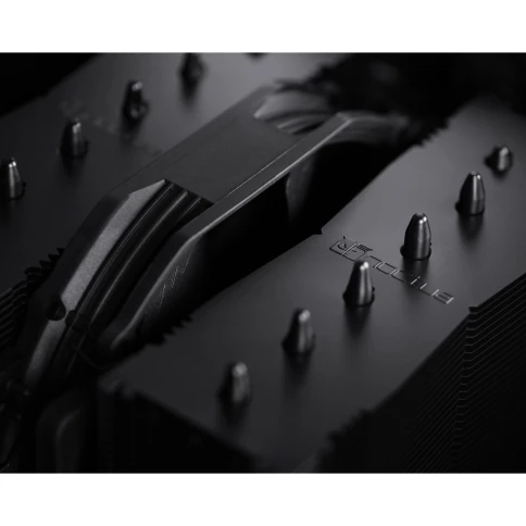 Кулер для процессора/ CPU Cooler Noctua NH-D15S chromax.black (167W, 4-pin PWM, 160mm, Al/Cu, 6x6mm, 1x150x140x25mm, 82.5CFM, 24.6dBA, 1500RPM, S: 1851/1700/1200/115X, AM5/AM4, Black) фото 6