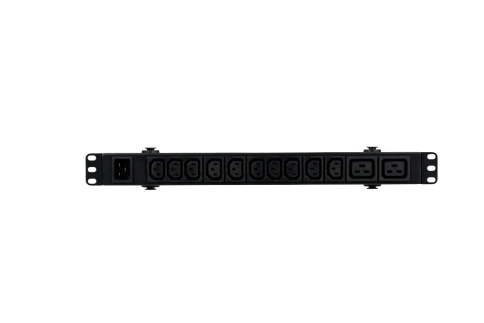 БРП Uniprom, базовый, 1U, 240В, 1Ф, 16A, 10xC13 2xC19, 2м кабель, IEC320 C20 фото 1