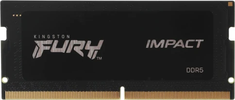 Память оперативная/ Kingston 8GB 4800MT/s DDR5 CL38 SODIMM FURY Impact PnP фото 1