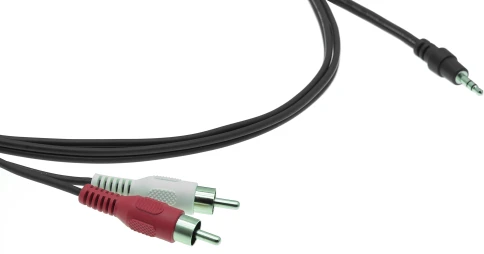 Кабель 3.5mm Audio на 2 RCA (Вилка - Вилки), 0,9 м/ 3.5mm to 2 RCA Breakout Cable 0.9m фото 1
