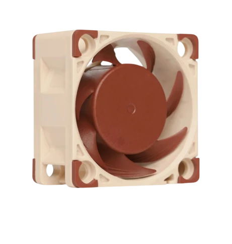 Кулер для корпуса/ Case Cooler Noctua NF-A4x20 PWM (40x40x20mm, 4-pin PWM, 5.53CFM, 14.9dBA, 5000RPM, Beige/Brown) фото 1