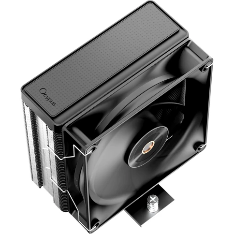 Кулер для процессора/ CPU Cooler Ocypus Delta A40 Elite BK (220W, 4-pin PWM, 156.7mm, Al/Cu, 4x6mm, 1x120mm, 73CFM, 29dBA, 2000RPM, S: 1851/1700/1200/115X, AM5/AM4, black) фото 2