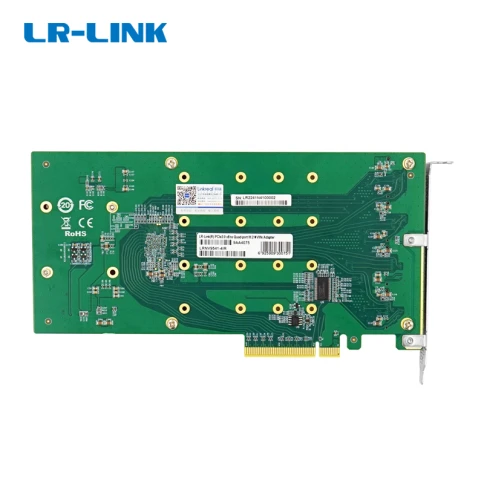 Адаптер для SSD/ PCIe x8 4-port M.2 NVMe Adapter фото 3