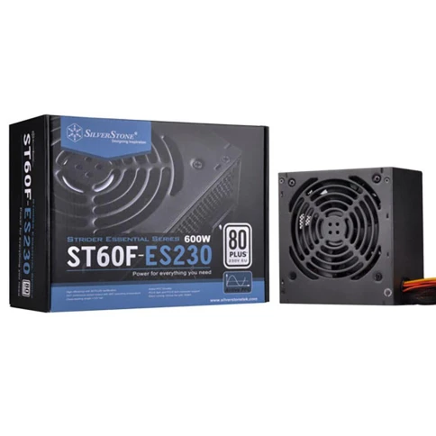 Блок питания Silverstone SST-ST60F-ES230 V1.0 PSU-P217-600W-230V ONLY-ATX-120mmFAN-FIXED C-80PLUS-RoHS-GM  (223321) {8} фото 1