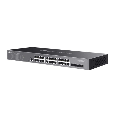 Коммутатор/ TP-Link JetStream™ 24-port Pure-Gigabit L2+ Managed Switch, 24 10/100/1000Mbps RJ45, 4*10G SFP+ Slots фото 4