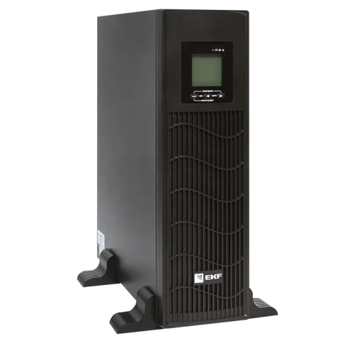 Источник Бесперебойного Питания Линейно-интерактивный E-Power PSW 600 1500 ВА/1200 Вт, для монтажа в стойку, c АКБ 2 х 12В_9 Ач, LCD, 6xC13,USB,RJ45, фото 1