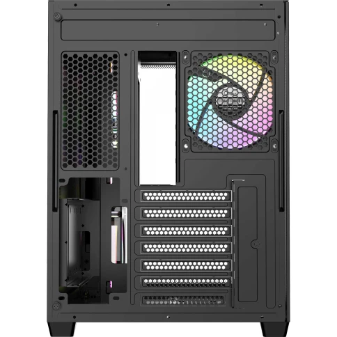 Корпус ПК без блока питания/ Case Ocypus Iota C70 Curve BK ARGB, Midi-Tower, TG, 4x120mm ARGB, 2xUSB-A 3.0 + 1xUSB-C 3.1, ATX, mATX, mITX Black фото 4
