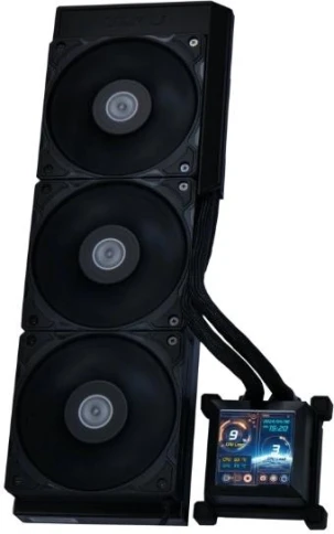 Система водяного охлаждения Lian-Li HydroShift LCD 360S Soc-AM5/AM4/1700/1851 черный 4-pin 29.8dB Al+Cu LCD 330W Ret (G89.GHSLCD36SB.R0) [G89.GHSLCD36SB.R0] фото 1